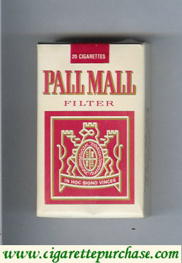 Pall Mall Filter white and red cigarettes soft box